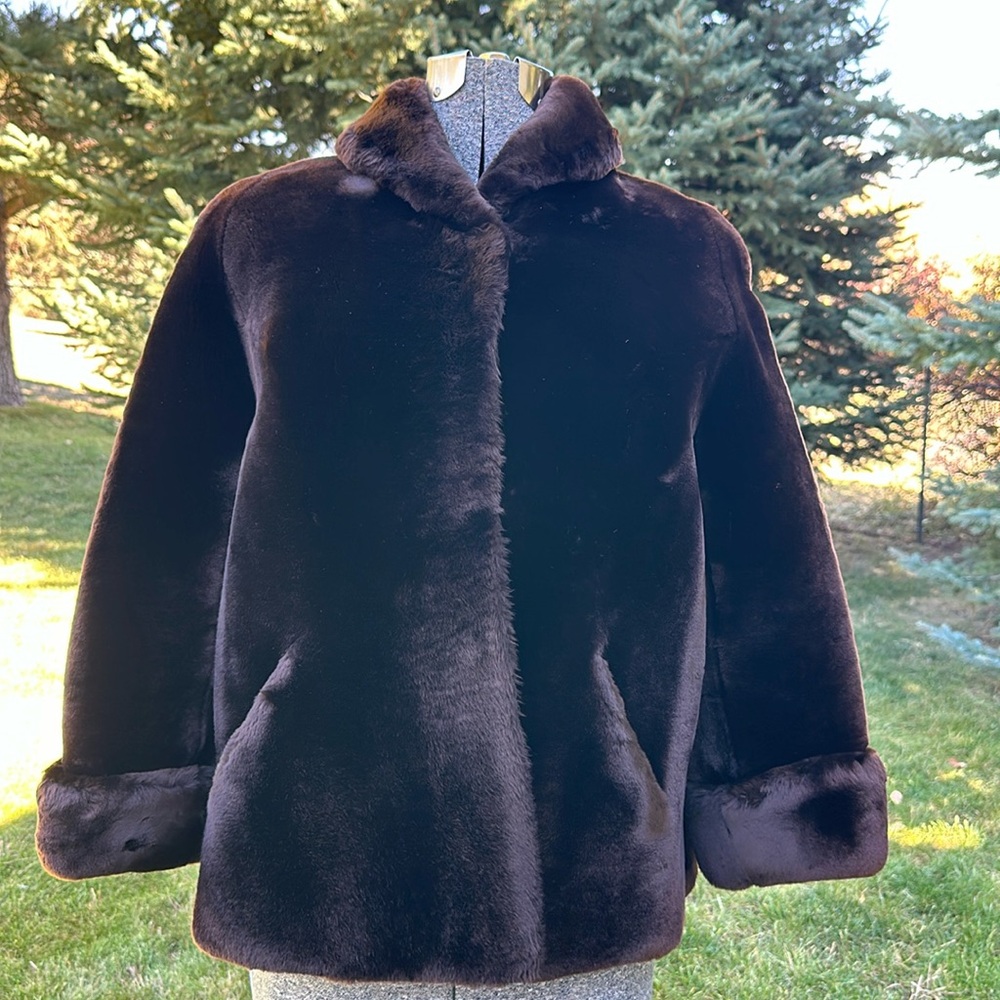 Vintage 1950s Beau Mouton Original Coat